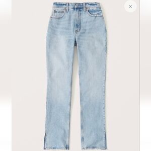 NWT Abercrombie & Fitch The 90's Straigh - Ultra High Rise, Size 28 6r.